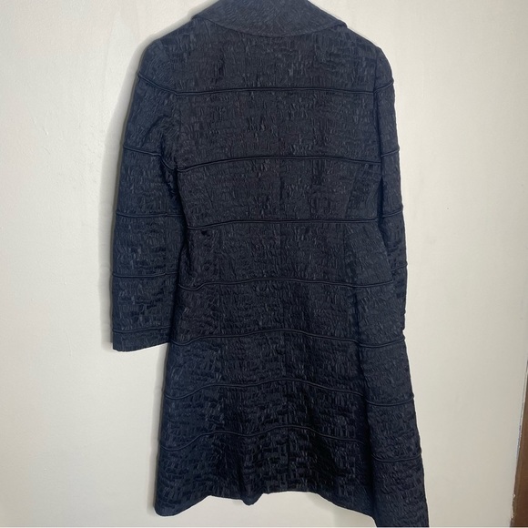 Nettie Vogues Nettie Rosenstein Vtg 60s Black Jacket Made in England Size XS-S - Picture 3 of 12